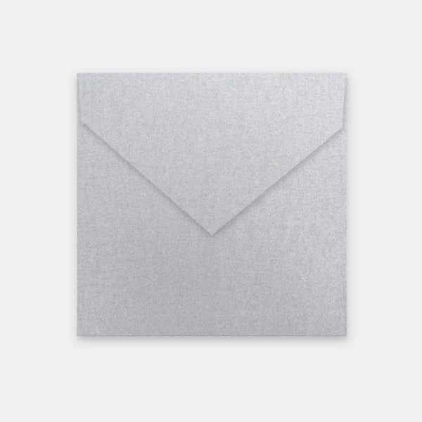 Envelope 170x170 mm silver metallic