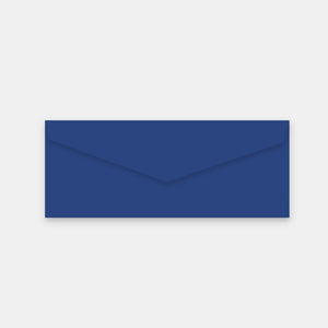 Umschlag 72x205 mm, königsblaue Haut