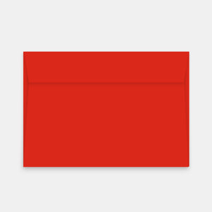 Envelope 162x229 mm red vellum