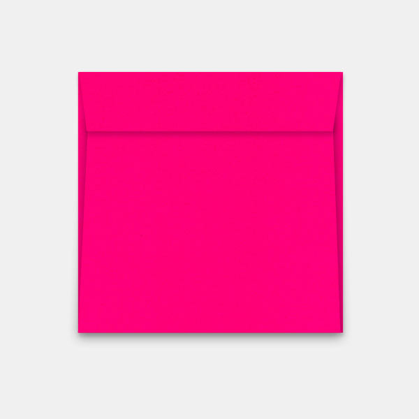 Umschlag 170x170 mm, Fuchsia-Haut, selbstklebend, rechte Lasche