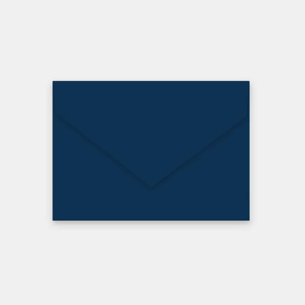Umschlag 114 x 162 mm, marineblaues Pergament