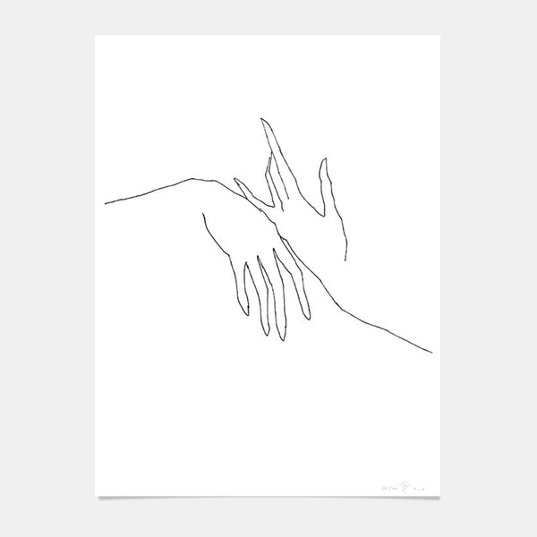 Hands Together Limited Edition Art Print - 03
