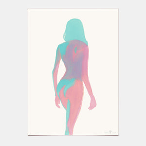 Limitierter Kunstdruck „Frau Sonnenuntergang“ – 01