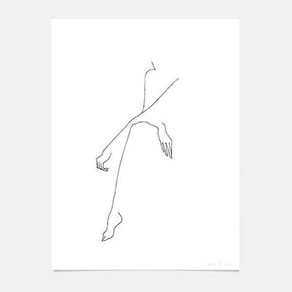 Limited Edition Art Print Woman Waiting - 01