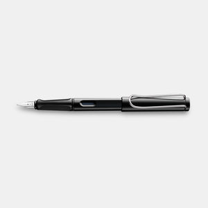 Safari fountain pen - shiny black