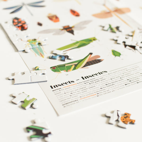 Lernpuzzle 500 Teile Insekten