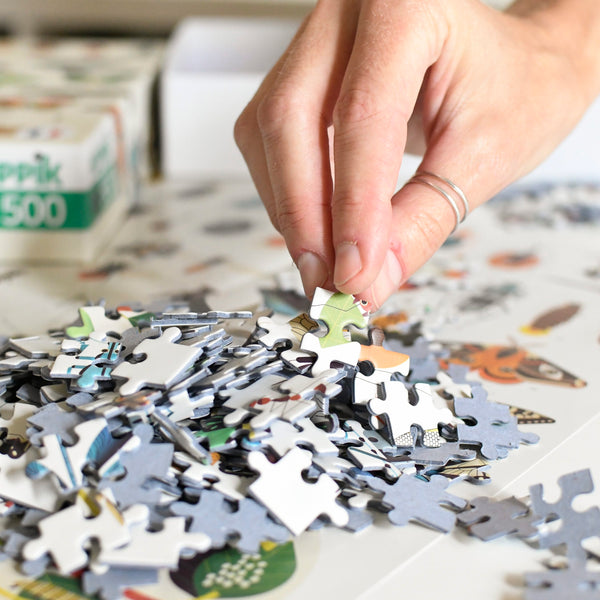Lernpuzzle 500 Teile Insekten